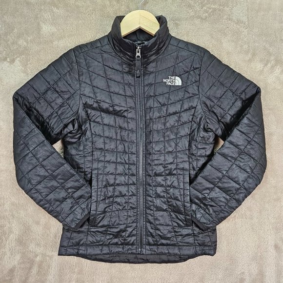 The North Face Other - The North Face Full Zip Puffer Jacket Thermoball Eco Girls Size M 10-12 Black